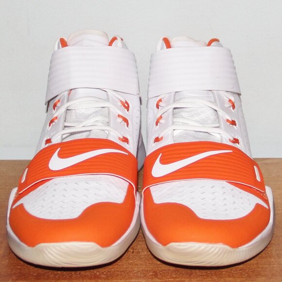 Nike Force Savage Turf  Mid Football Shoes Mens 14 White Orange - Picture 4 of 6